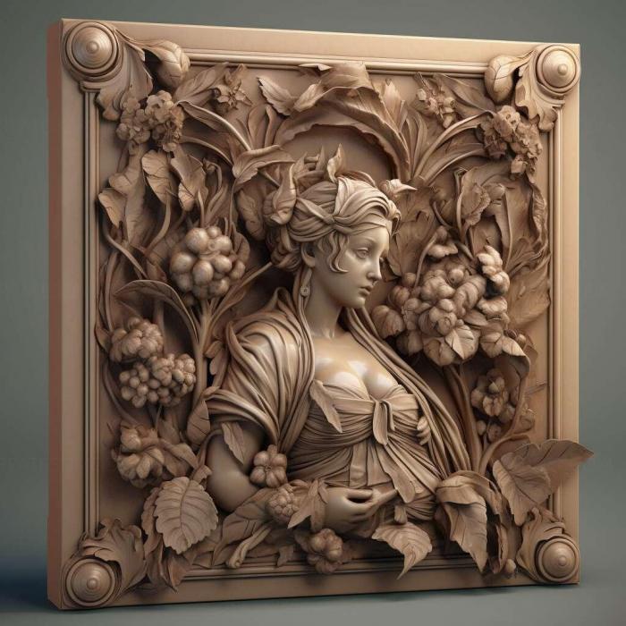 نموذج ثلاثي الأبعاد لآلة CNC 3D Art 